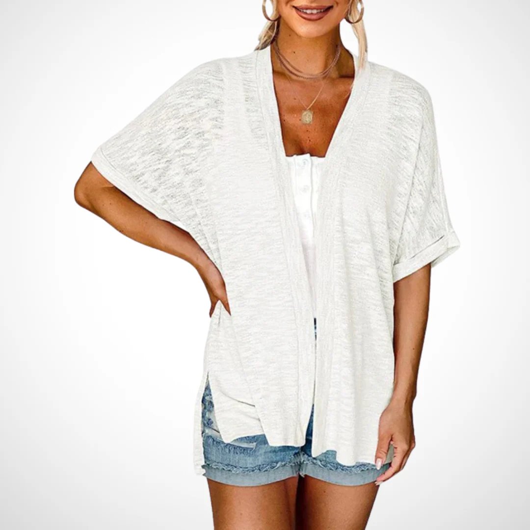 Summer Hot Sale 50% OFF🔥2025 New Stylish Flowy Short Sleeve Cardigan