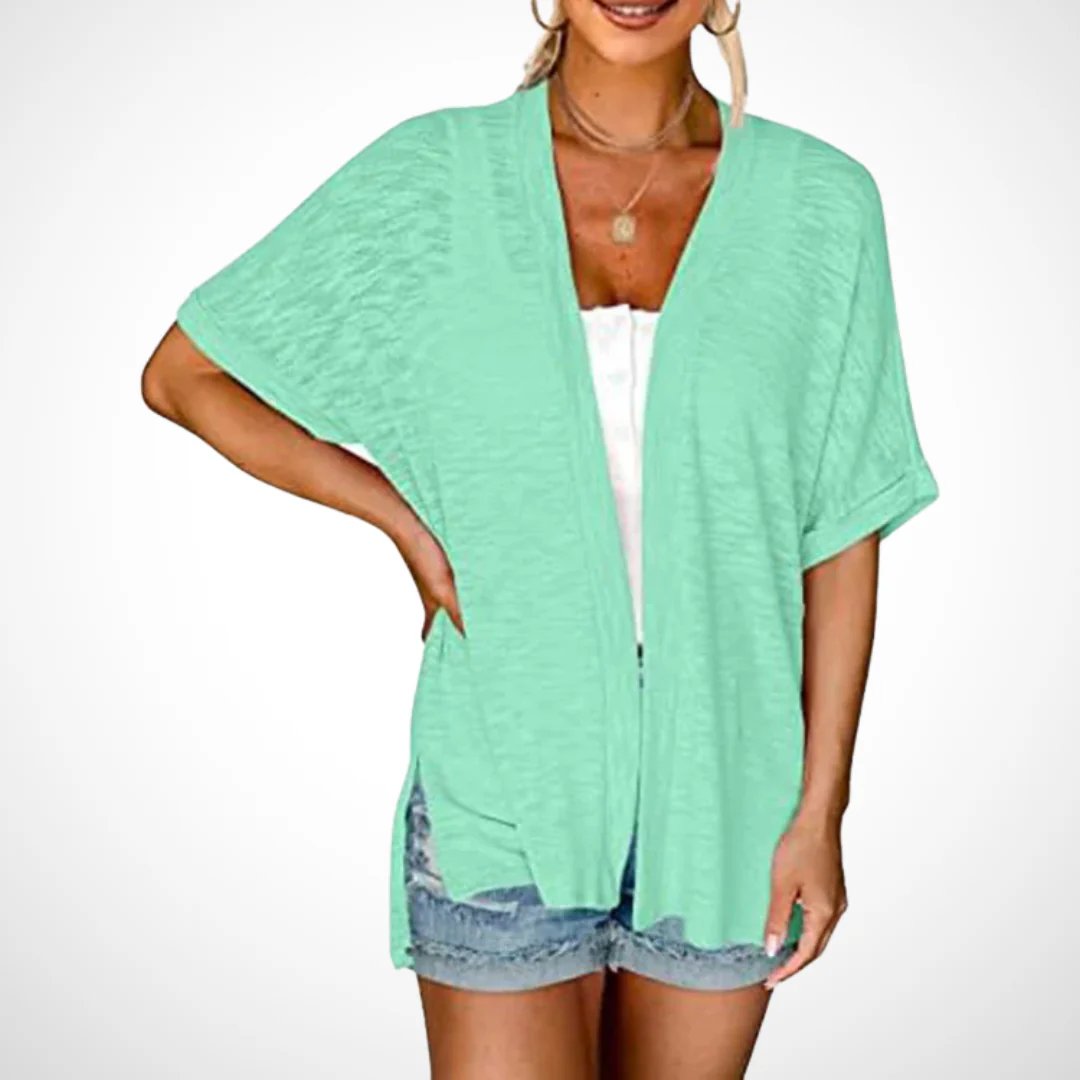 Summer Hot Sale 50% OFF🔥2025 New Stylish Flowy Short Sleeve Cardigan