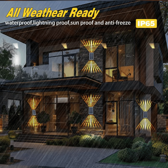 ✨ Limited time 50% off! - Solar Wall Lights Outdoor Light Waterproof
