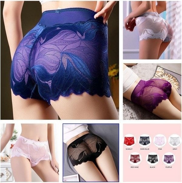 💋Buy 4 Get 4🔥Ladies Silk Lace Handmade Underwear