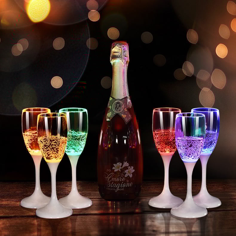 🎅Early Xmas Sales🔥Luminous Champagne Glass