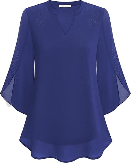 💖LAST DAY SALE 50% OFF💖V-neck chiffon shirt