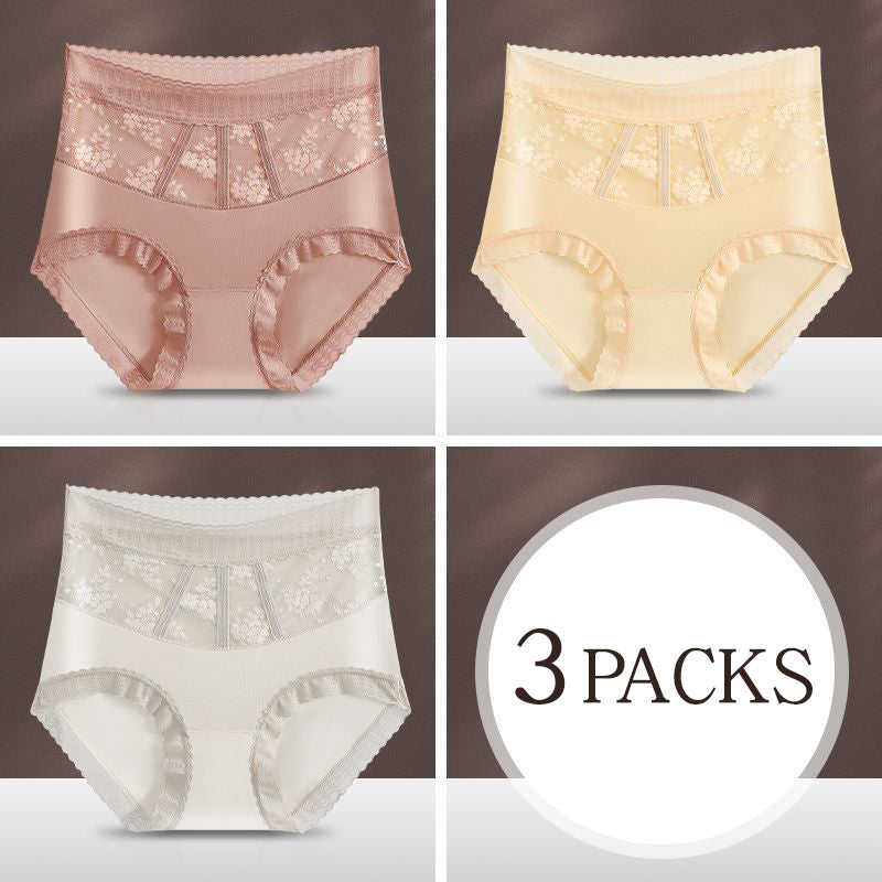🌷BUY 2 GET 1 FREE🌷Sexy Tummy Control Hip Lifting Seamless Ice Silk Panties(The more you buy, the higher the discount)