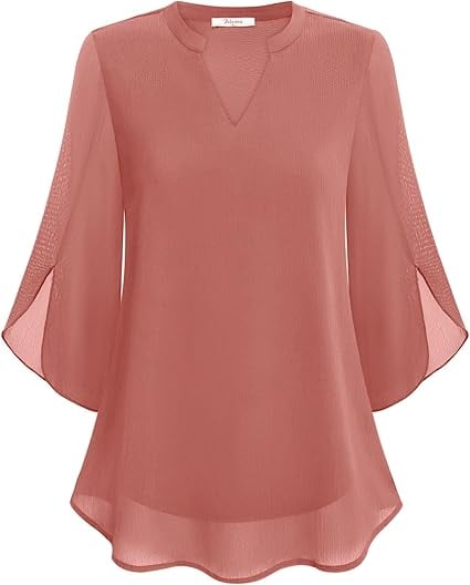 💖LAST DAY SALE 50% OFF💖V-neck chiffon shirt