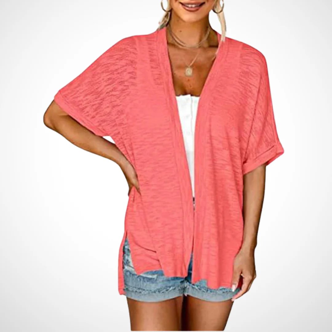 Summer Hot Sale 50% OFF🔥2025 New Stylish Flowy Short Sleeve Cardigan
