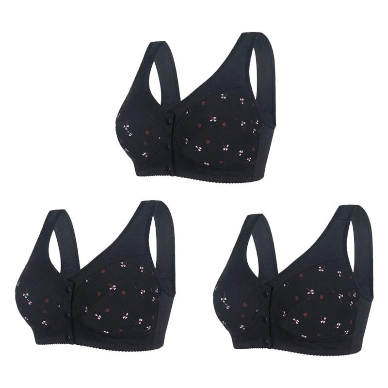 đ„Buy 2 get 1 free (3pcs)đ„Design for Senior Front Closure Cotton Bra