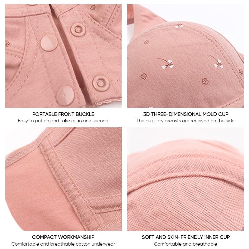 đ„Buy 2 get 1 free (3pcs)đ„Design for Senior Front Closure Cotton Bra