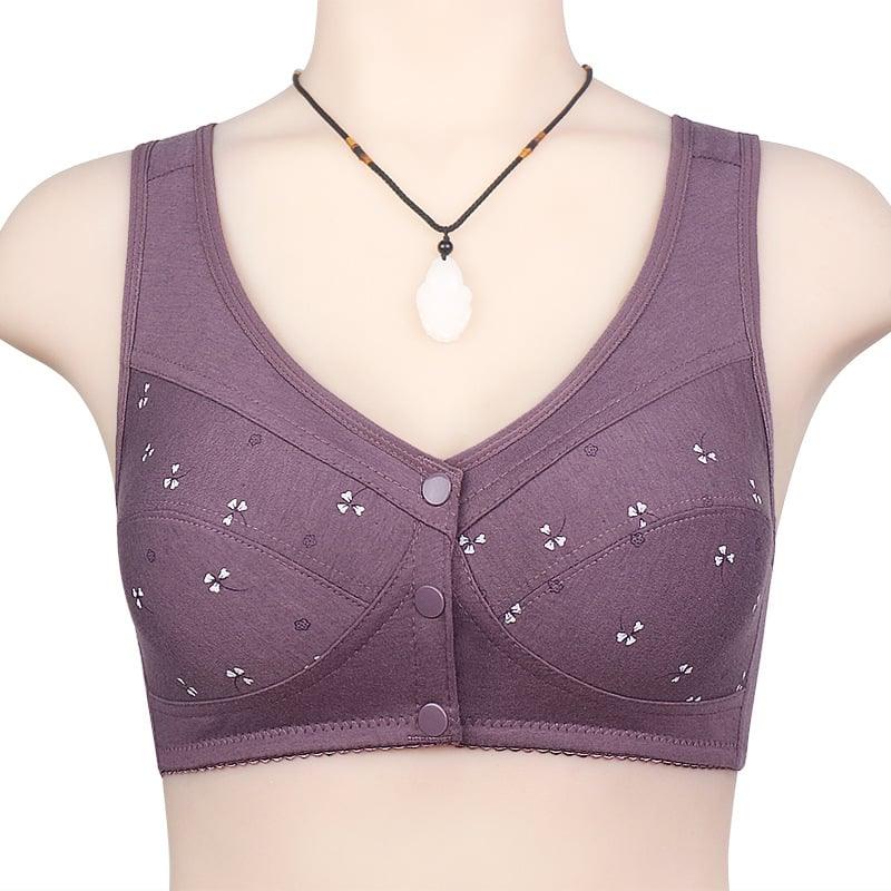 đ„Buy 2 get 1 free (3pcs)đ„Design for Senior Front Closure Cotton Bra