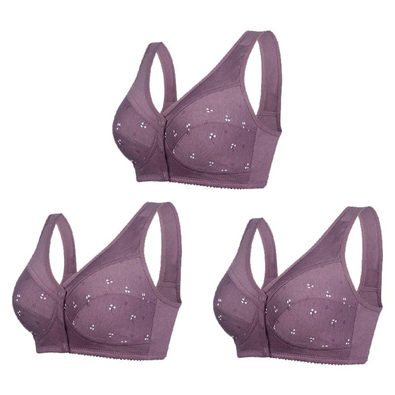 đ„Buy 2 get 1 free (3pcs)đ„Design for Senior Front Closure Cotton Bra
