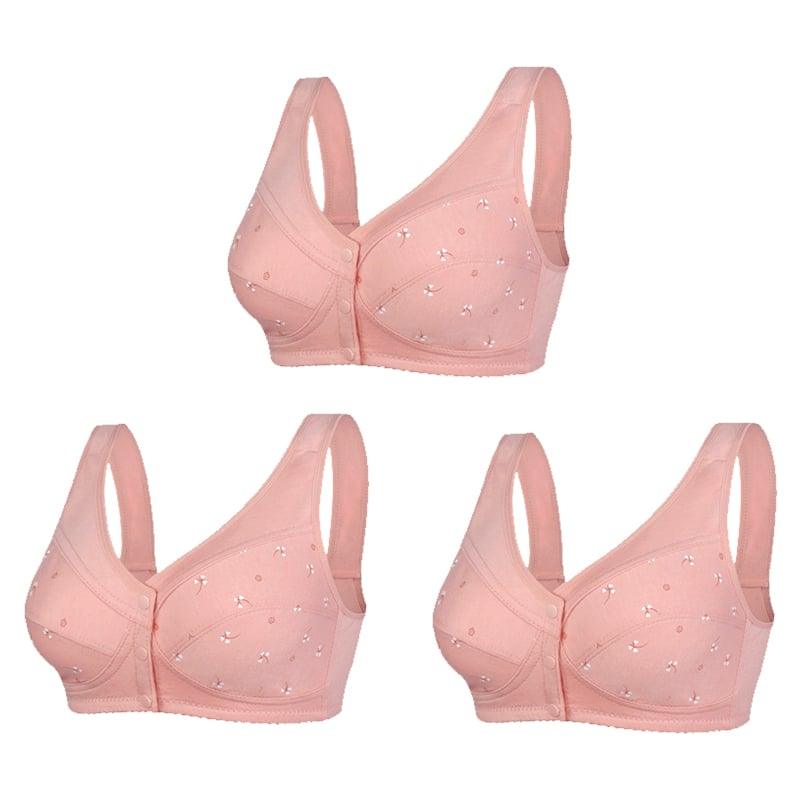 đ„Buy 2 get 1 free (3pcs)đ„Design for Senior Front Closure Cotton Bra