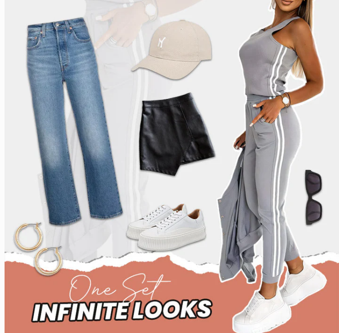 Women's three-piece baseball jacket and pants set