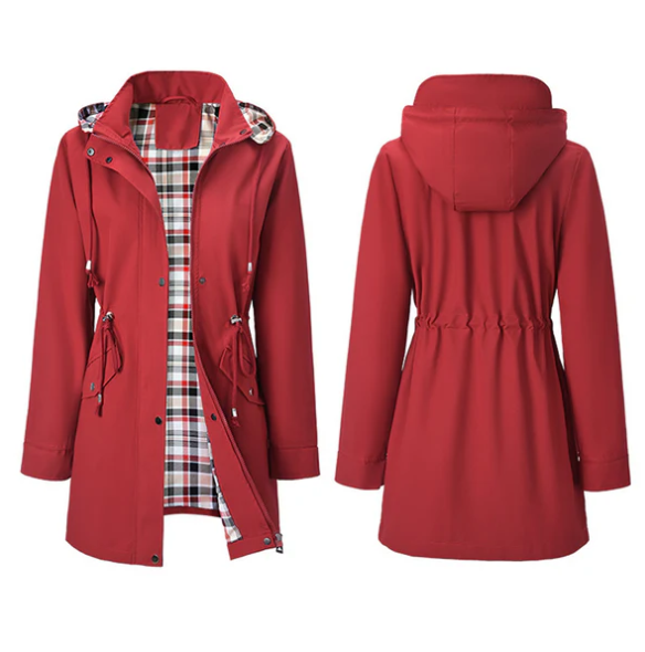 🍂Hot Sale 50%💗🧥Ultimate Plaid Waterproof Jacket for Women🍃