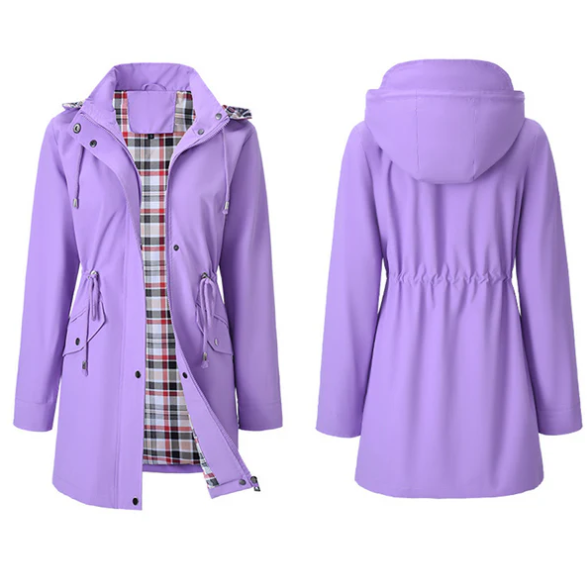 🍂Hot Sale 50%💗🧥Ultimate Plaid Waterproof Jacket for Women🍃