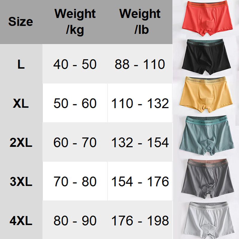 Nice Gift for Him! Men’s Cotton Plus Size Graphene Antibacterial Crotch Briefs