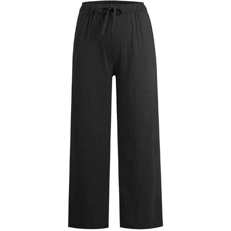 Women's Summer Linen Cotton Wide Leg Pants