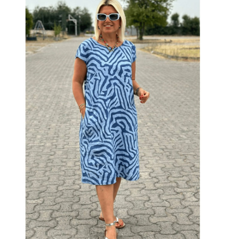 ✨2025 New Boho Vintage Casual Printed Dress💃