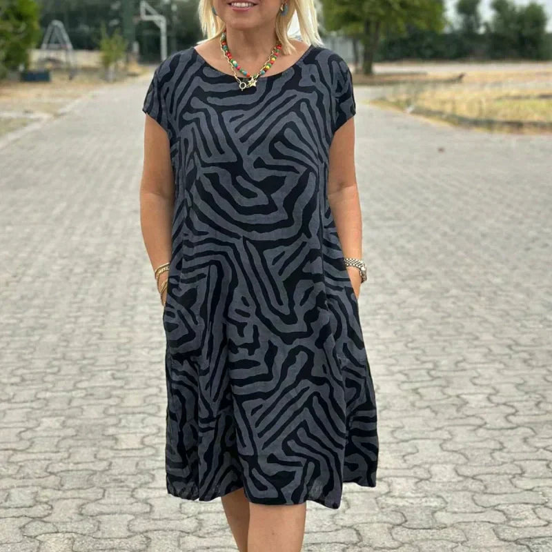 ✨2025 New Boho Vintage Casual Printed Dress💃