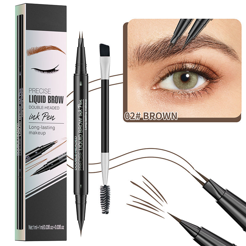 🔥Limited Time Sale🔥 2 in 1 Liquid Eyebrow Pen - Waterproof & Sweatproof