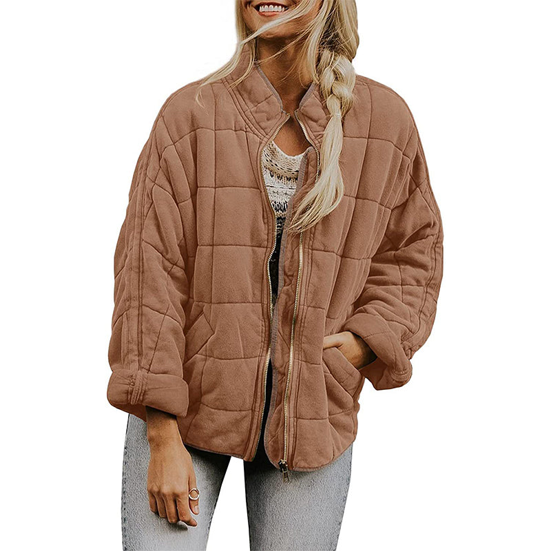 đNew Arrivals - Womenâs Zip-Up Quilted Jacket