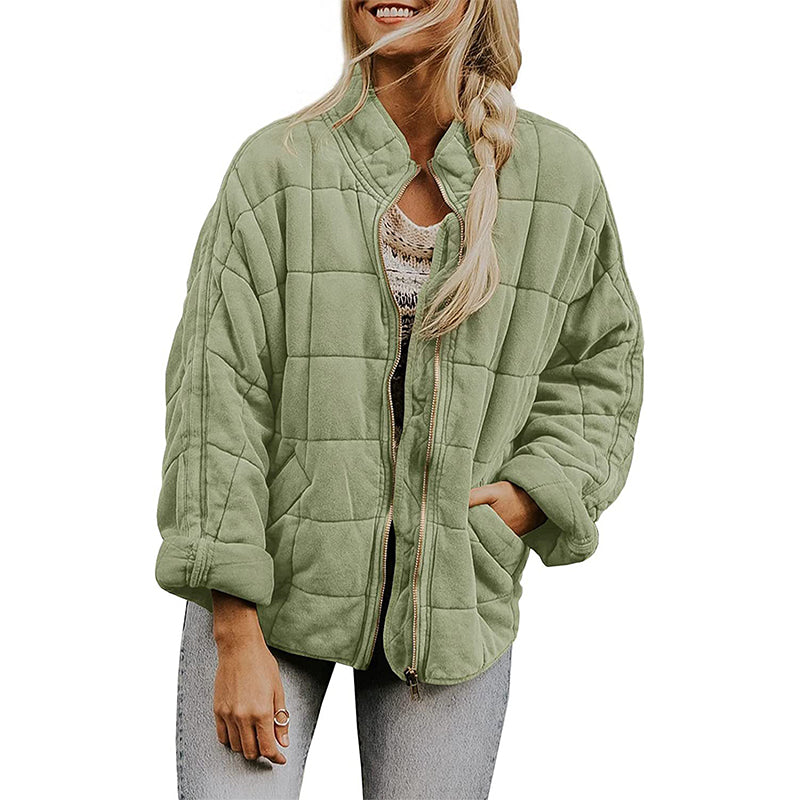 đNew Arrivals - Womenâs Zip-Up Quilted Jacket
