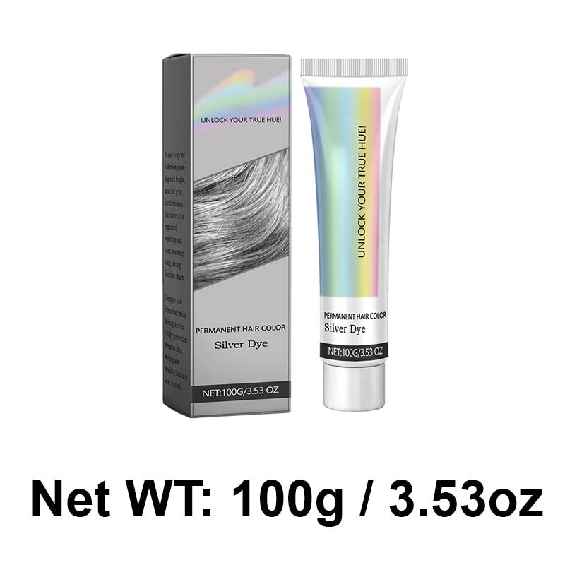 ✨Let you have beautiful hair color--50% OFF✨2-in-1 Natural Essence Extract Silver Hair Dye