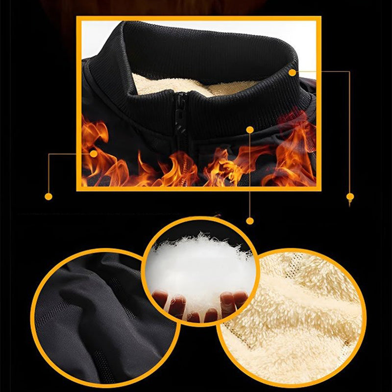 THE BEST CHRISTMAS GIFTš„ Men's Quilted Winter Jacket with Fleece Lining