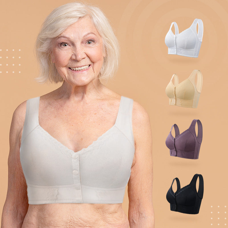 🌹Last Day 50% OFF🎀New Stretchy Front Closure Breathable Bra for Seniors