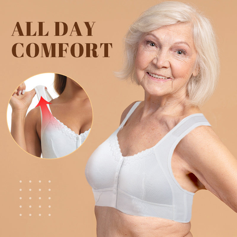 🌹Last Day 50% OFF🎀New Stretchy Front Closure Breathable Bra for Seniors