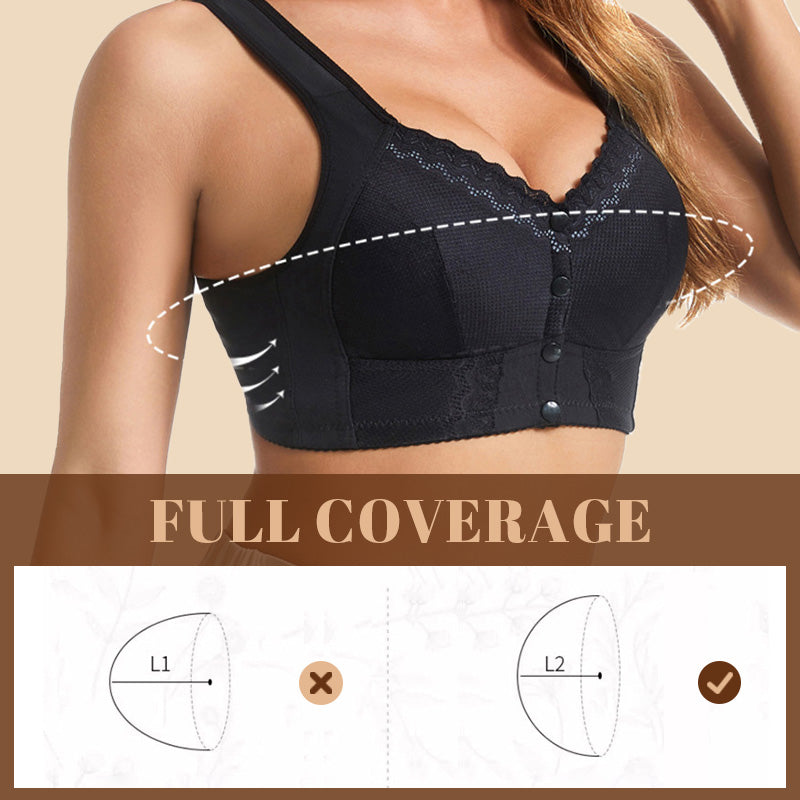 🌹Last Day 50% OFF🎀New Stretchy Front Closure Breathable Bra for Seniors