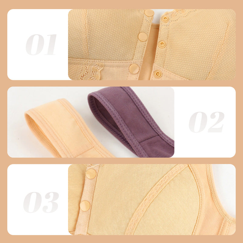 🌹Last Day 50% OFF🎀New Stretchy Front Closure Breathable Bra for Seniors