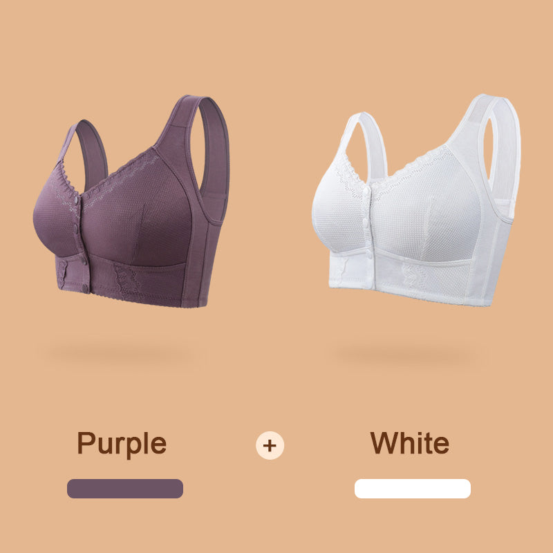 🌹Last Day 50% OFF🎀New Stretchy Front Closure Breathable Bra for Seniors