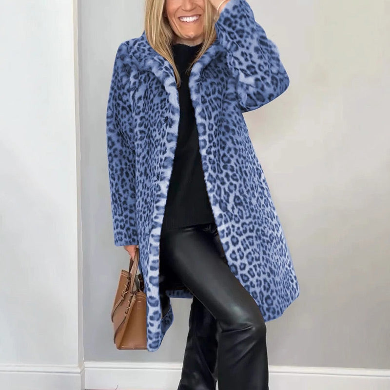 ✨Get 50% off💖Women's Leopard Print Mid-Length Jacket