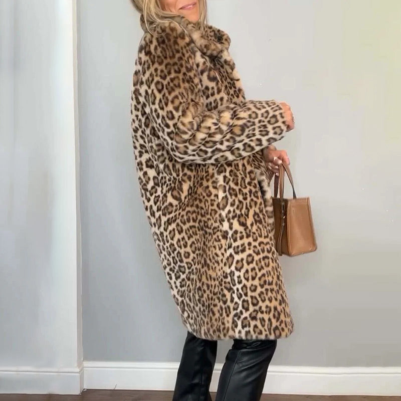 ✨Get 50% off💖Women's Leopard Print Mid-Length Jacket