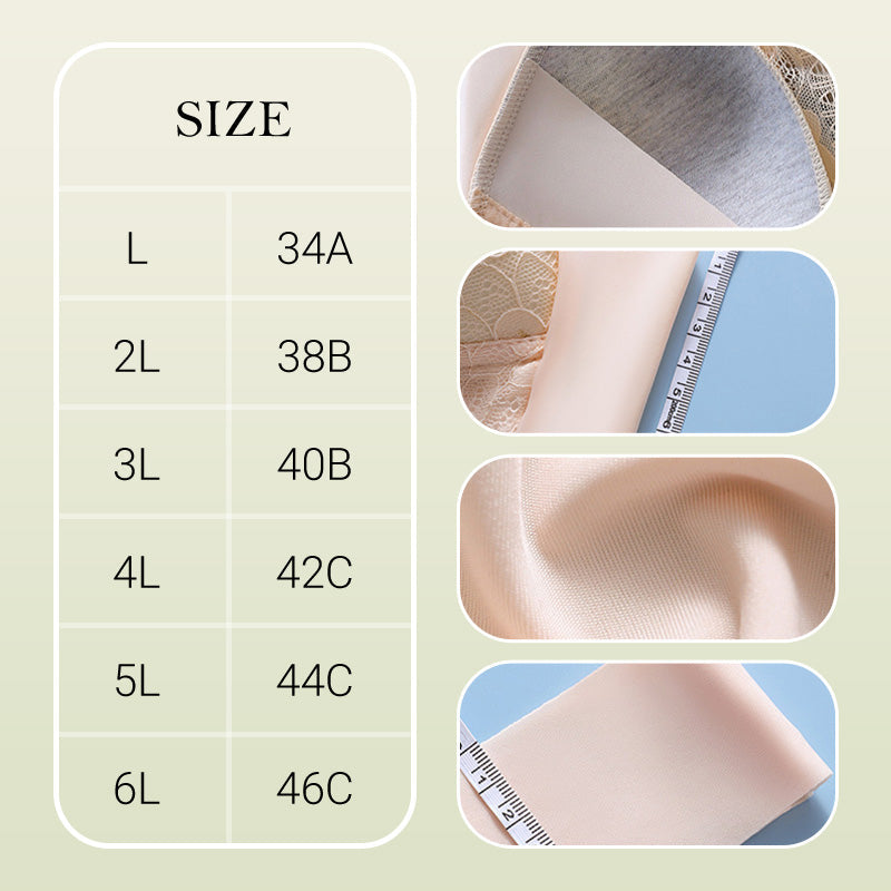 🎅Christmas Sale - 50% OFF🎅 Women’s Breathable Soft Wire-Free Seamless Push-Up Lace Bra