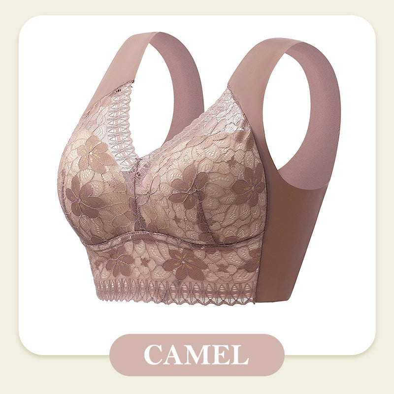 🎅Christmas Sale - 50% OFF🎅 Women’s Breathable Soft Wire-Free Seamless Push-Up Lace Bra