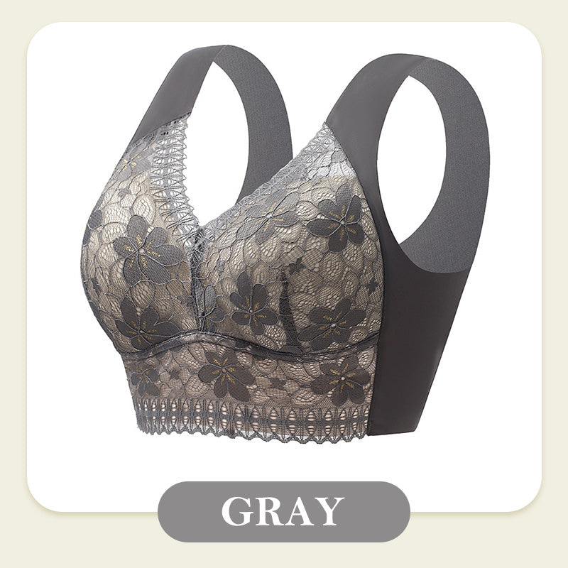 🎅Christmas Sale - 50% OFF🎅 Women’s Breathable Soft Wire-Free Seamless Push-Up Lace Bra