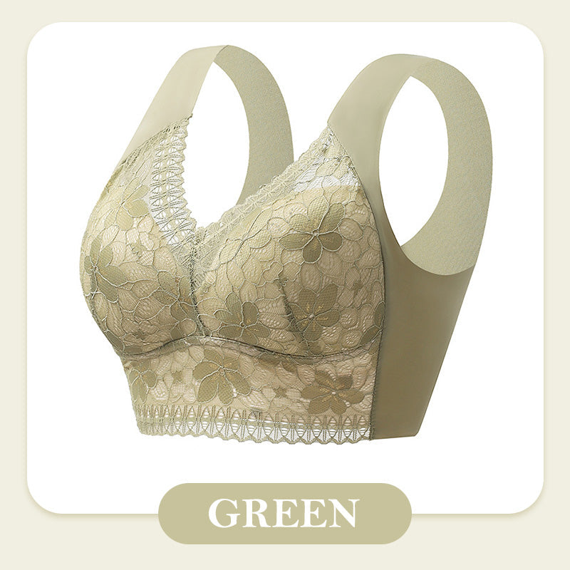 🎅Christmas Sale - 50% OFF🎅 Women’s Breathable Soft Wire-Free Seamless Push-Up Lace Bra