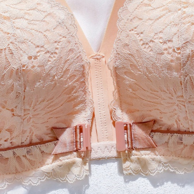 š„HOT SALEš„ Front-Clasp Lace Bra with Lift and Anti-Sagging Design