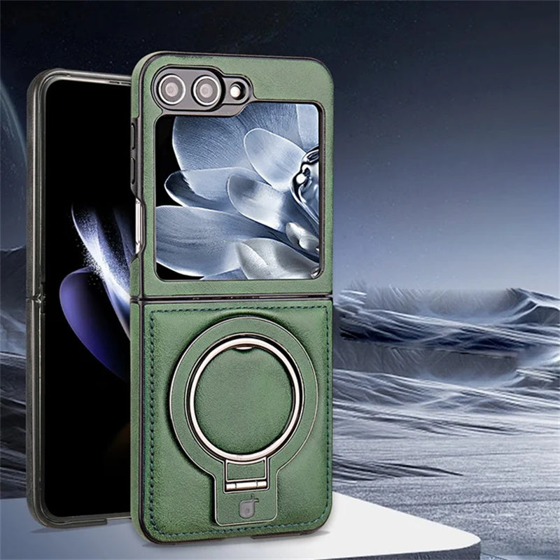 💎Quality is King💎Magnetic Phone Case with Ring Stand for Galaxy Z Flip Series