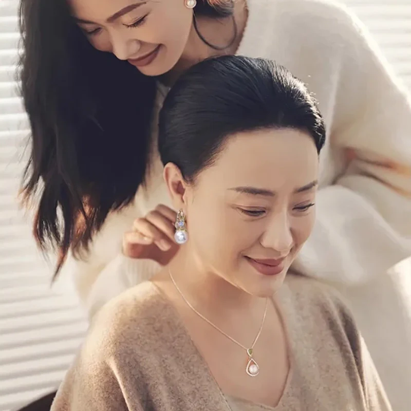 Sparkly Huggie Dangle Earrings for Women