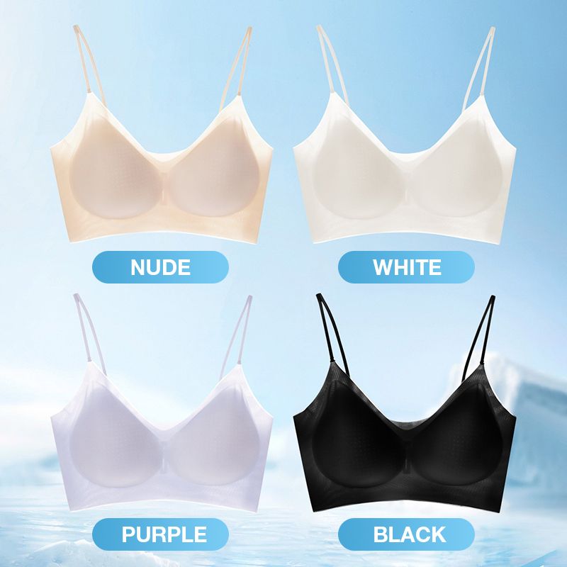 đ2025 HOT SALE ~50% OFFđWomenâs Breathable Ice Silk Sling Bra