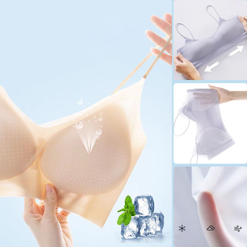đ2025 HOT SALE ~50% OFFđWomenâs Breathable Ice Silk Sling Bra