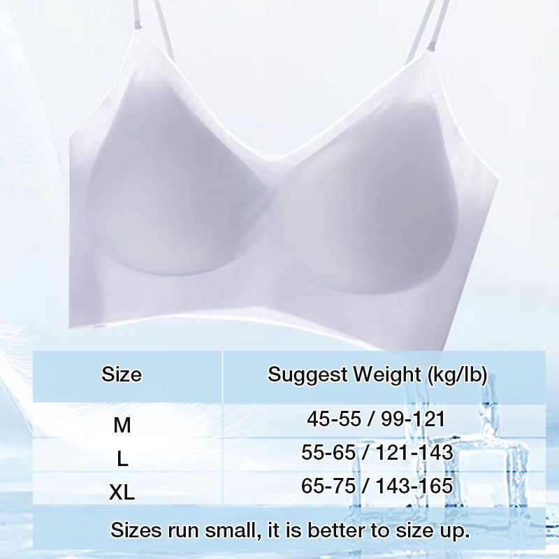 đ2025 HOT SALE ~50% OFFđWomenâs Breathable Ice Silk Sling Bra