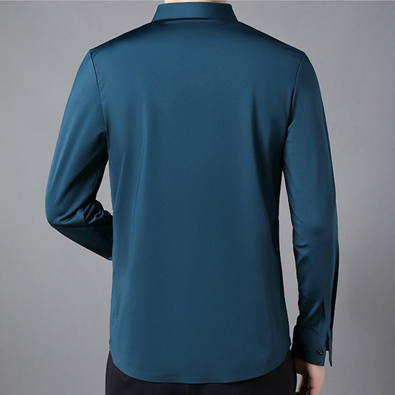 2025👔Men's Stylish Thickened Seamless Lapel Shirt