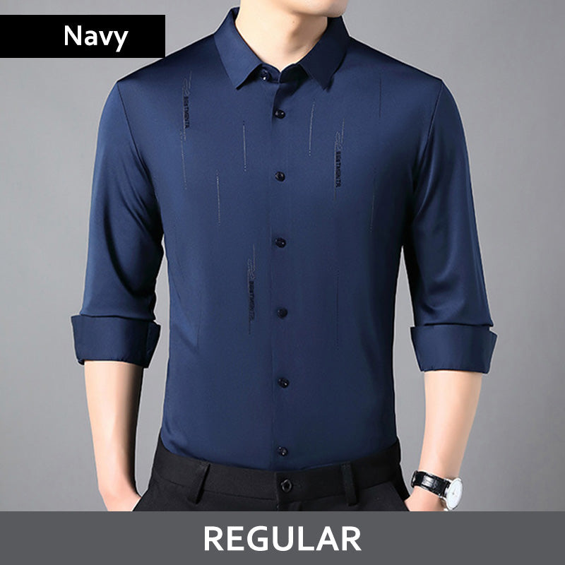 2025👔Men's Stylish Thickened Seamless Lapel Shirt