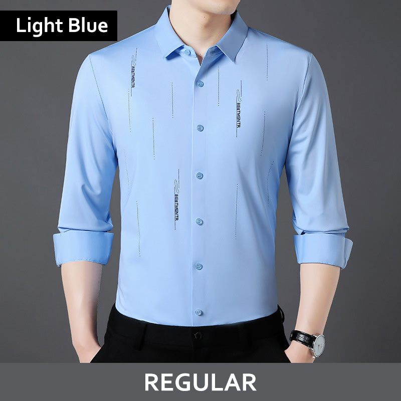 2025👔Men's Stylish Thickened Seamless Lapel Shirt