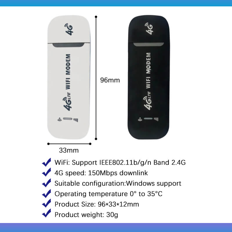 🎉LAST DAY SALE 60% OFF🔥4G LTE Router Wireless USB Mobile Broadband⚡ 150Mbps Wireless Network Card Adapter