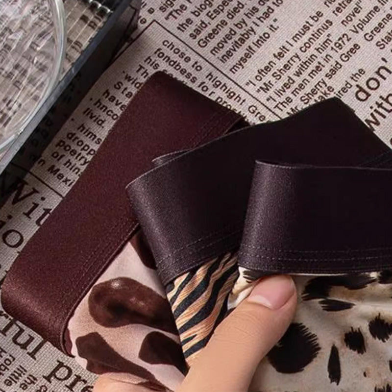 ⏳🐆Men's Leopard Print Ice Silk Briefs🔥