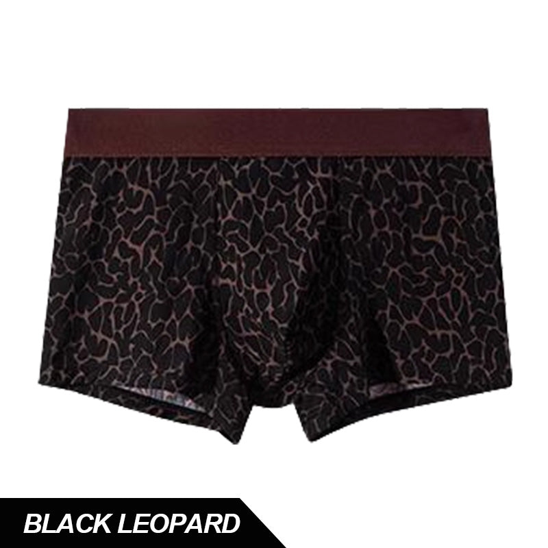 ⏳🐆Men's Leopard Print Ice Silk Briefs🔥