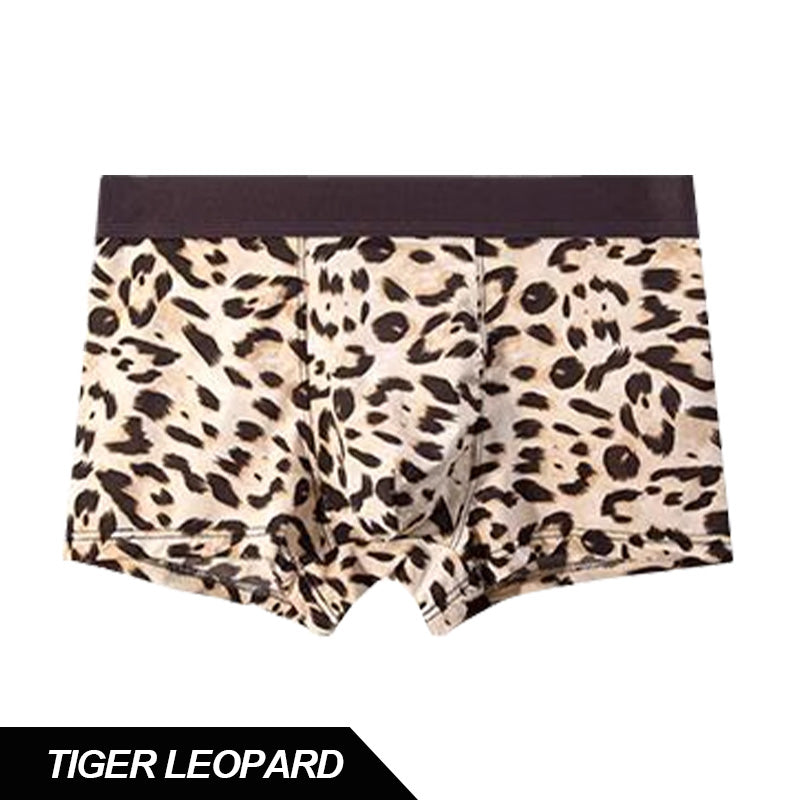 ⏳🐆Men's Leopard Print Ice Silk Briefs🔥